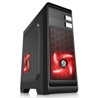 游戏风暴 风暴英雄 黑 游戏机箱台式机电脑主机机箱背线USB3.0 云南电脑批发