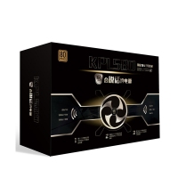 三段式电源KPL580 80 PLUS额定450W 电源台式机箱电脑静音电源 昆明电脑商城