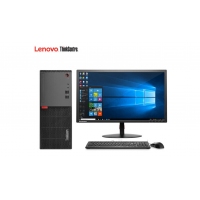 联想台式电脑 Thinkcentre E75 支持Win7系统 1XCD商用办公台式机 标配主机+19.5英寸显示器 标配：G3900T 4G 500G win10