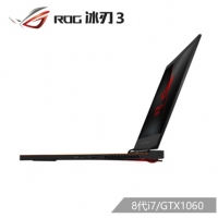 ROG 冰刃3 15.6英寸 144Hz 3ms窄边框轻薄游戏笔记本电脑 冰刃3 8代 i7/GTX1060 144Hz 3ms/16G/512G