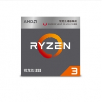 AMD 锐龙Ryzen R3-2200G处理器4核AM4接口cpu R3原盒 云南电脑批发