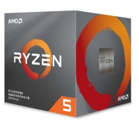 AMD锐龙5 3600X 处理器 (r5)7nm 6核12线程 3.8GHz 95W AM4接口 盒装CPU 云南电脑批发