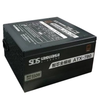三段式电源 智芯全模组780 额定550W 智能温控宽幅