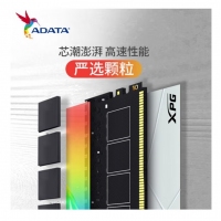威刚XPG 龙耀 DW50 32G(16G*2) DDR4 4133 釉白电竞RGB内存条