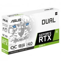 华硕（ASUS）DUAL-RTX3060TI-O8GD6X-WHITE 雪豹系列电竞游戏专业独立显卡