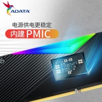 威刚(ADATA)XPG龙耀D500G 32GB(16GBX2)黑色彩包套装 DDR5 6000 C30海力士A die内存条