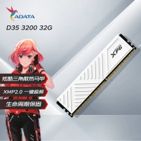 威刚（ADATA）XPG-威龙D300 16GB 3200 DDR4 台式机白色内存