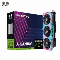 索泰（ZOTAC）GeForce RTX4070 SUPER-12GB X-GAMING GOC 花蝴蝶 电竞独立台式显卡