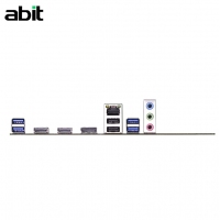 升技（abit） AB-H510M-K 游戏办公电脑主板 （Intel H510/LGA1200） 支持11400/10400F
