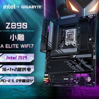 技嘉（GIGABYTE）小雕Z890 AORUS ELITE WIFI7 DDR5主板 支持CPU Ultra U9-285K